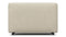 Extrasoft - Extrasoft Sectional Module, Small Backrest, Eggshell Vegan Suede