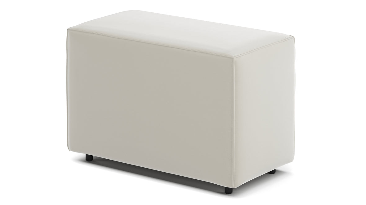 Extrasoft - Extrasoft Sectional Module, Small Backrest, Oatmeal Brushed Weave