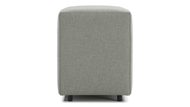 Extrasoft - Extrasoft Sectional Module, Small Backrest, Soft Gray Brushed Weave