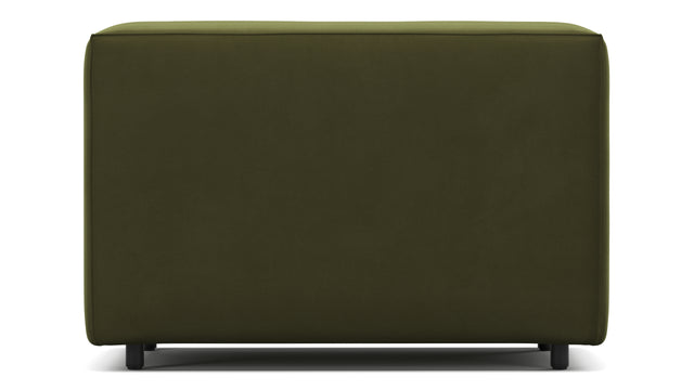 Extrasoft - Extrasoft Sectional Module, Small Backrest, Spruce Luxe Velvet