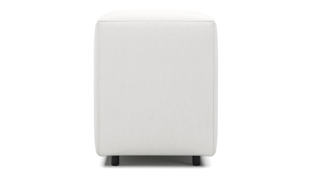 Extrasoft - Extrasoft Sectional Module, Small Backrest, White Linen