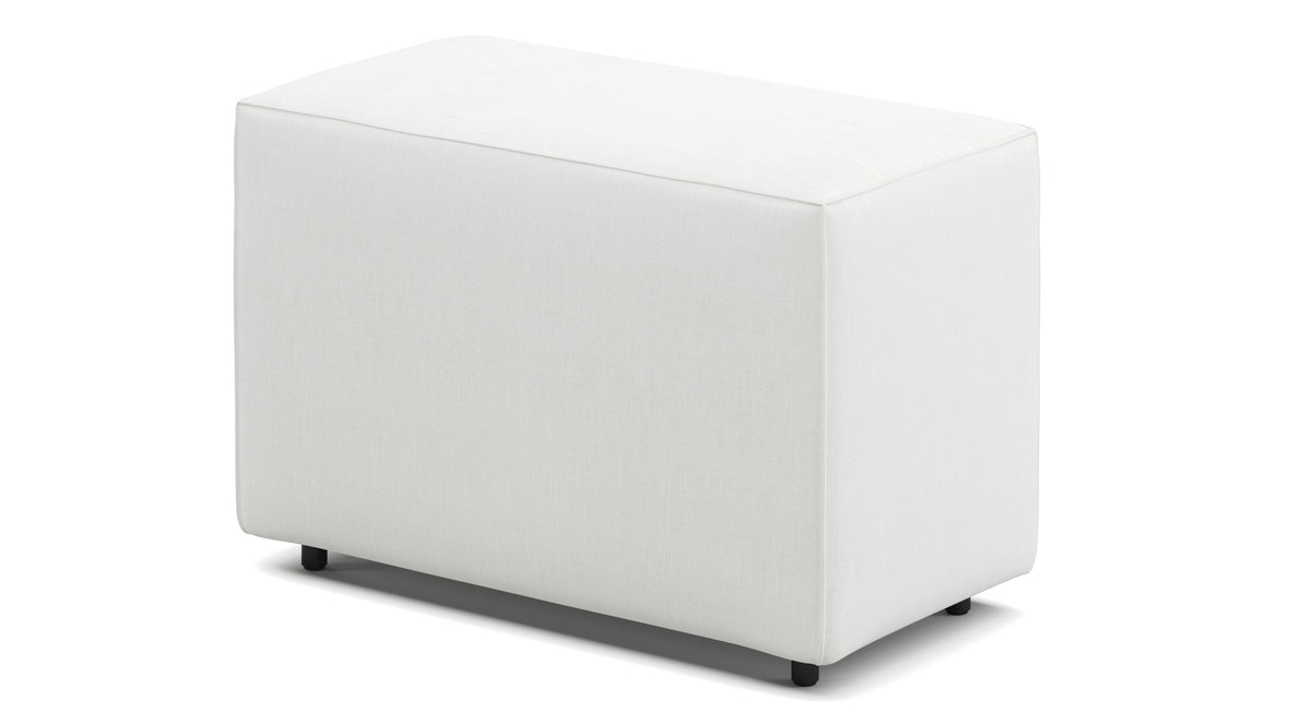 Extrasoft - Extrasoft Sectional Module, Small Backrest, White Linen