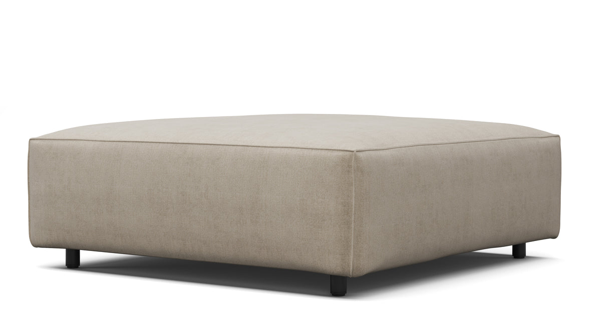 Extrasoft - Extrasoft Sectional Module, Small Seat, Biscotti Brushed Weave