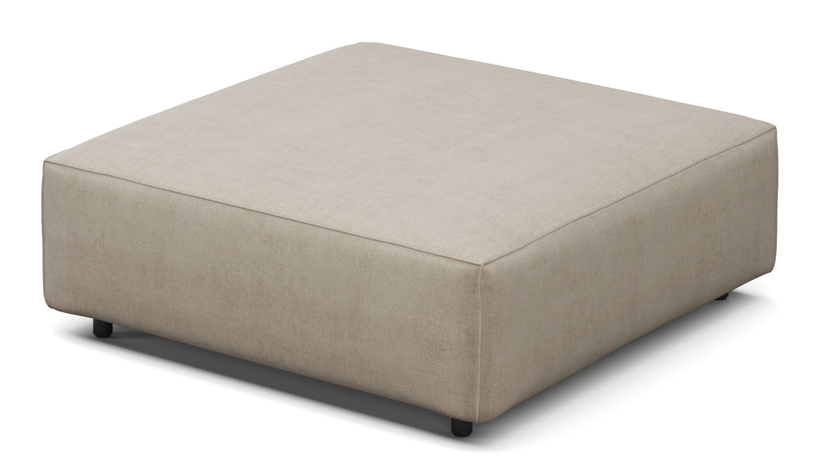 Extrasoft - Extrasoft Sectional Module, Small Seat, Biscotti Brushed Weave