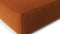 Extrasoft - Extrasoft Sectional Module, Small Seat, Burnt Orange Velvet