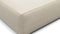 Extrasoft - Extrasoft Sectional Module, Small Seat, Eggshell Vegan Suede