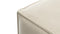 Extrasoft - Extrasoft Sectional Module, Small Seat, Eggshell Vegan Suede