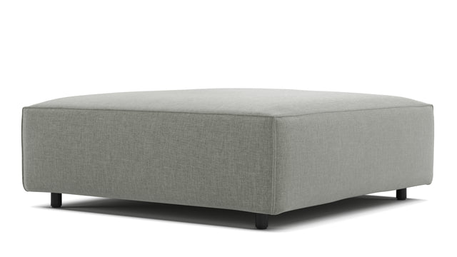 Extrasoft - Extrasoft Sectional Module, Small Seat, Soft Gray Brushed Weave