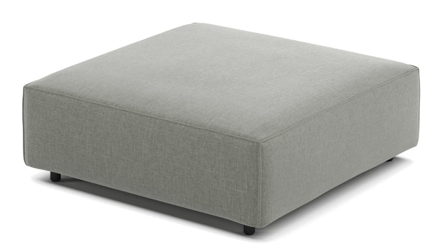 Extrasoft - Extrasoft Sectional Module, Small Seat, Soft Gray Brushed Weave