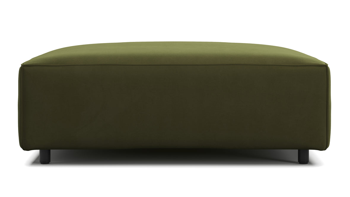 Extrasoft - Extrasoft Sectional Module, Small Seat, Spruce Luxe Velvet