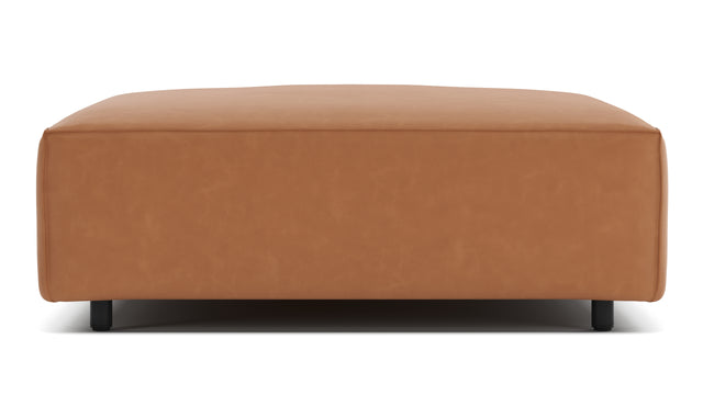 Extrasoft - Extrasoft Sectional Module, Small Seat, Tan Vegan Leather