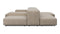 Extrasoft - Extrasoft Sectional Sofa, Combination 1, Right, Biscotti Brushed Weave