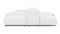 Extrasoft - Extrasoft Sectional Sofa, Combination 1, Right, White Linen