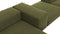 Extrasoft - Extrasoft Sectional Sofa, Combination 2, Left, Spruce Luxe Velvet