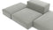 Extrasoft - Extrasoft Sectional Sofa, Combination 2, Right, Soft Gray Brushed Weave