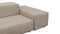 Extrasoft - Extrasoft Sectional Sofa, Large Right Corner, Biscotti Brushed Weave