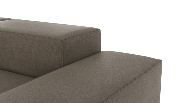 Extrasoft - Extrasoft Sectional Sofa, Large Right Corner, Coffee Brushed Weave