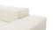 Extrasoft - Extrasoft Sectional Sofa, Large Right Corner, Ivory Chenille