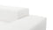 Extrasoft - Extrasoft Sectional Sofa, Left Corner, White Linen