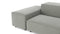 Extrasoft - Extrasoft Sectional Sofa, Open End Sofa, Right, Soft Gray Brushed Weave