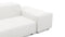 Extrasoft - Extrasoft Sectional Sofa, Three Seater Sofa, Right, White Linen