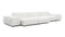 Extrasoft - Extrasoft Sectional Sofa, Three Seater Sofa, Right, White Linen