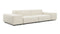 Extrasoft - Extrasoft Sectional Sofa, Two Seater Sofa, Ivory Chenille