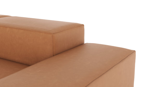 Extrasoft - Extrasoft Sectional Sofa, Two Seater Sofa, Tan Vegan Leather