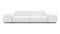 Extrasoft - Extrasoft Sectional Sofa, Two Seater Sofa, White Linen