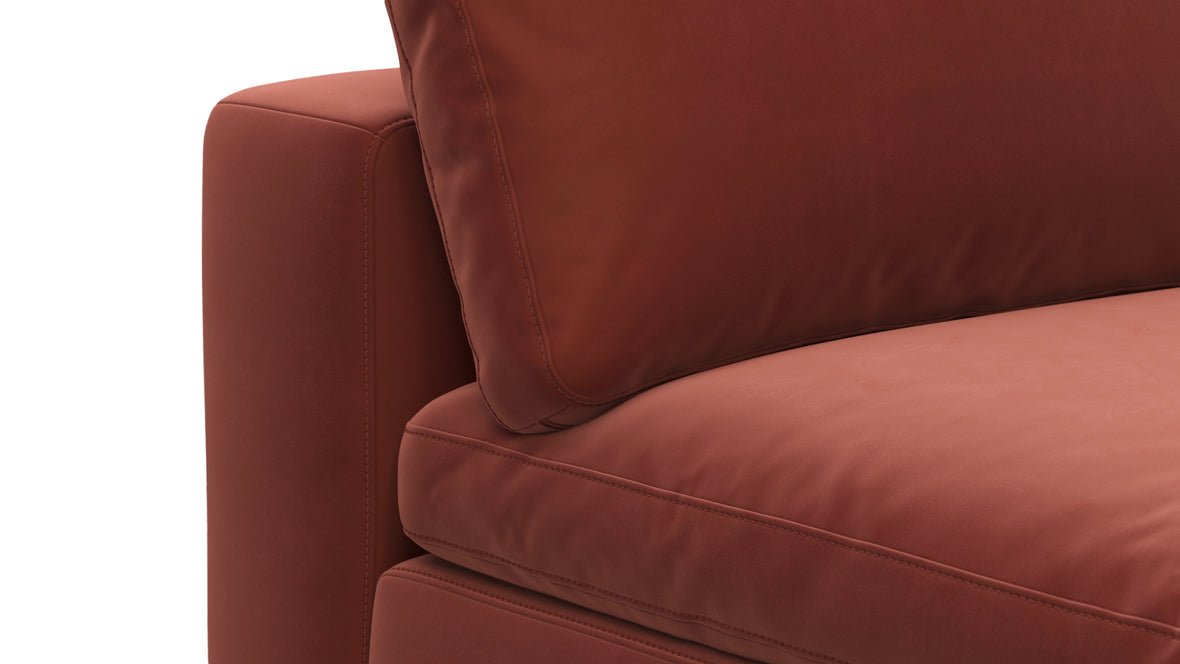 Sky - Sky Sofa Module, Armless, Cinnamon Velvet