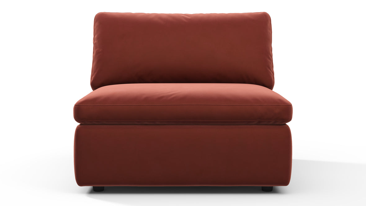 Sky - Sky Sofa Module, Armless, Cinnamon Velvet