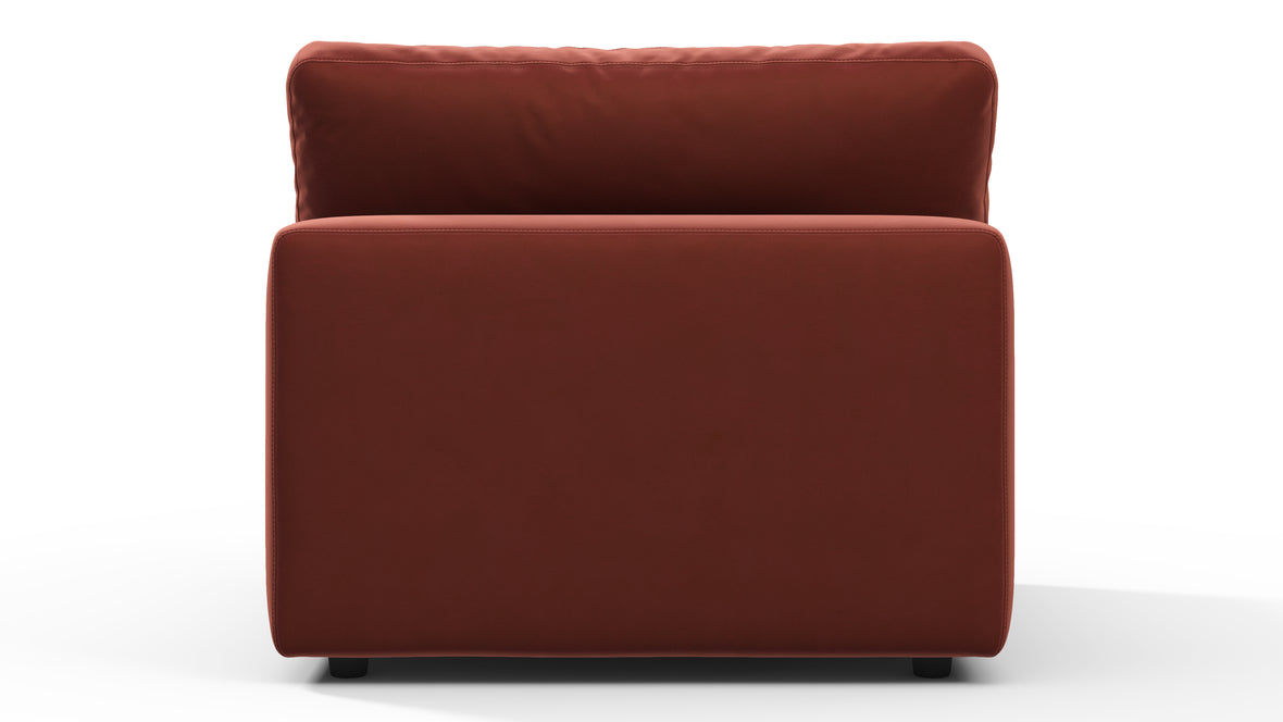 Sky - Sky Sofa Module, Armless, Cinnamon Velvet