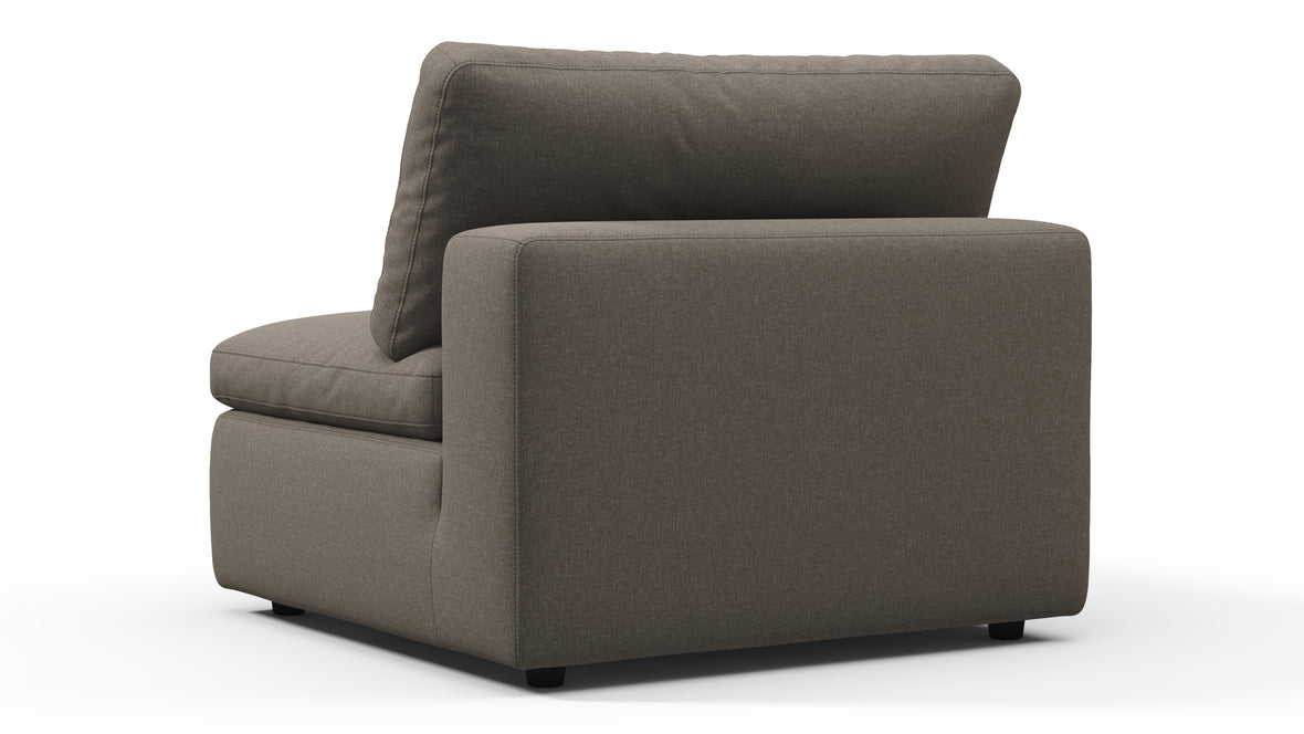 Sky - Sky Sofa Module, Armless, Coffee Brushed Weave