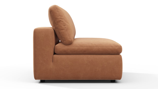 Sky - Sky Sofa Module, Armless, Tan Vegan Leather