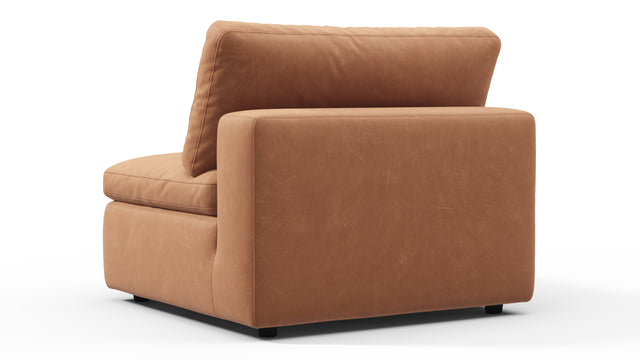 Sky - Sky Sofa Module, Armless, Tan Vegan Leather