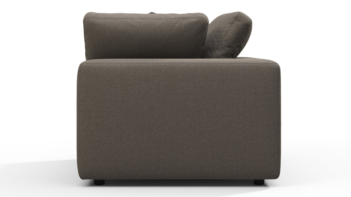 Sky - Sky Sofa Module, Corner, Coffee Brushed Weave