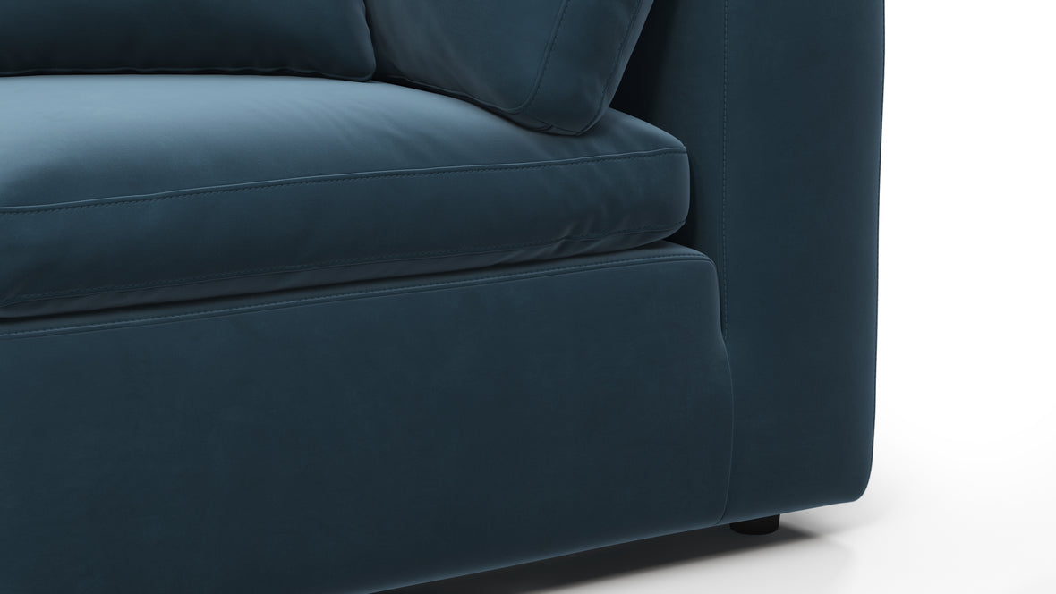 Sky - Sky Sofa Module, Corner, Prussian Blue Luxe Velvet