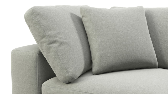 Sky - Sky Sofa Module, Corner, Soft Gray Brushed Weave