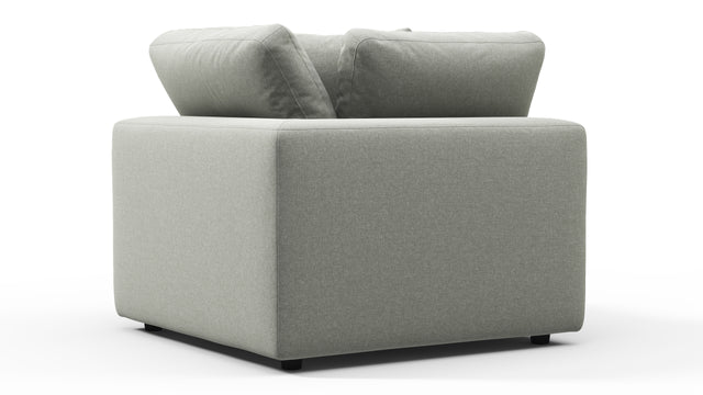 Sky - Sky Sofa Module, Corner, Soft Gray Brushed Weave