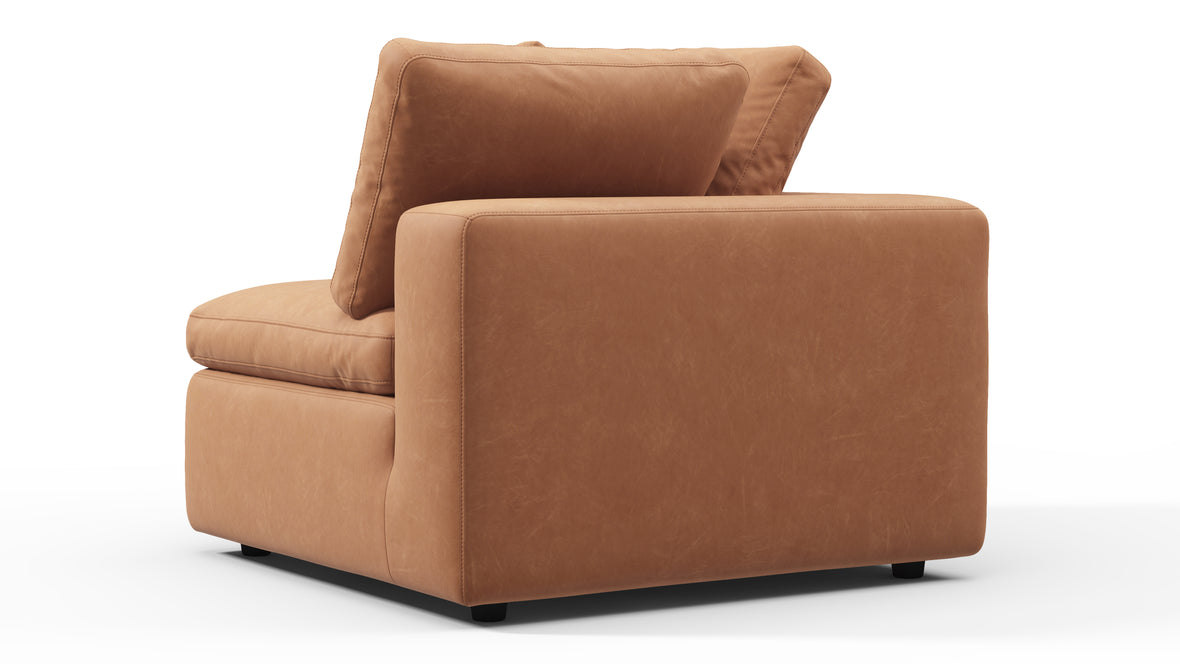 Sky - Sky Sofa Module, Corner, Tan Vegan Leather