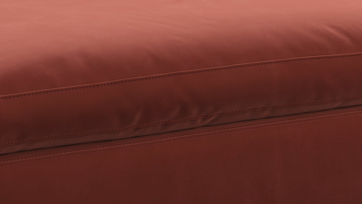 Sky - Sky Sofa Module, Ottoman, Cinnamon Velvet