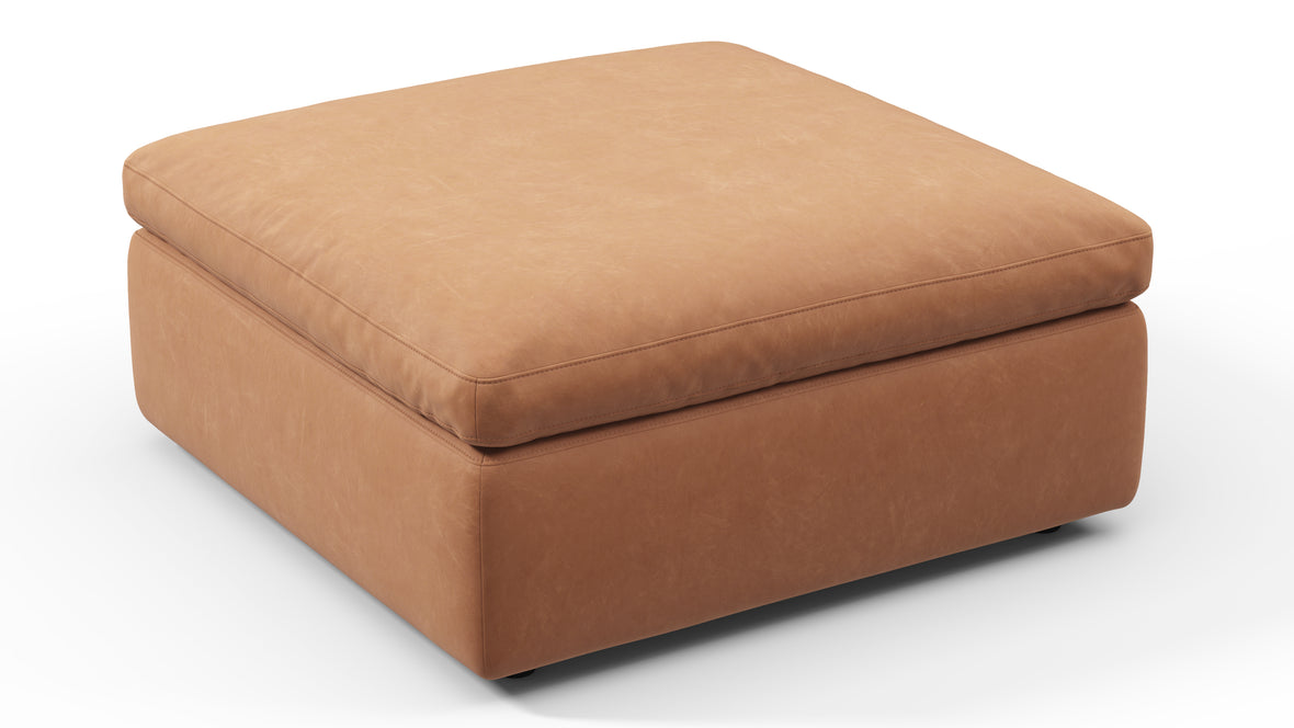 Sky - Sky Sofa Module, Ottoman, Tan Vegan Leather