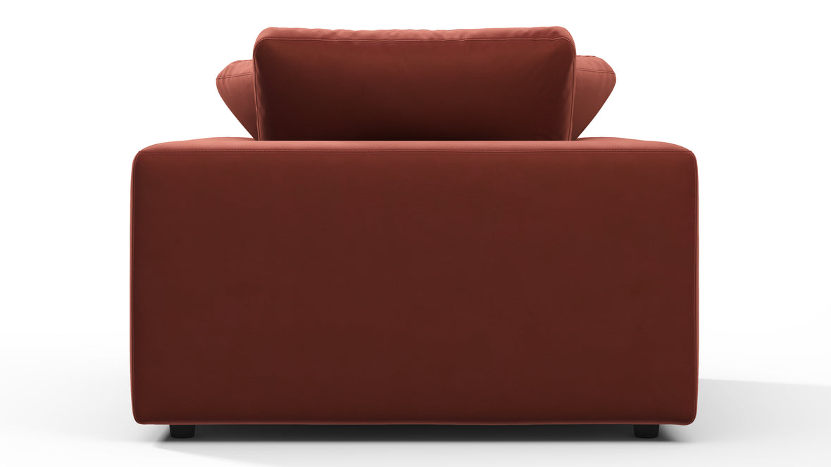 Sky - Sky Armchair, Cinnamon Velvet