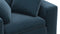 Sky - Sky Armchair, Prussian Blue Luxe Velvet