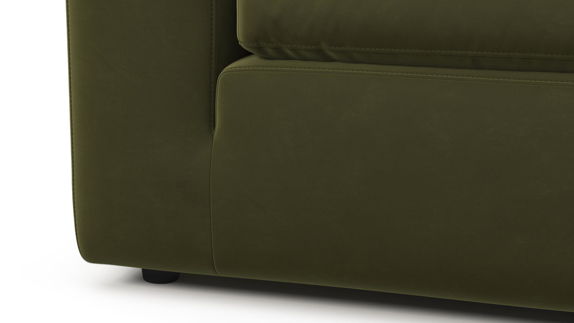 Sky - Sky Armchair, Spruce Luxe Velvet