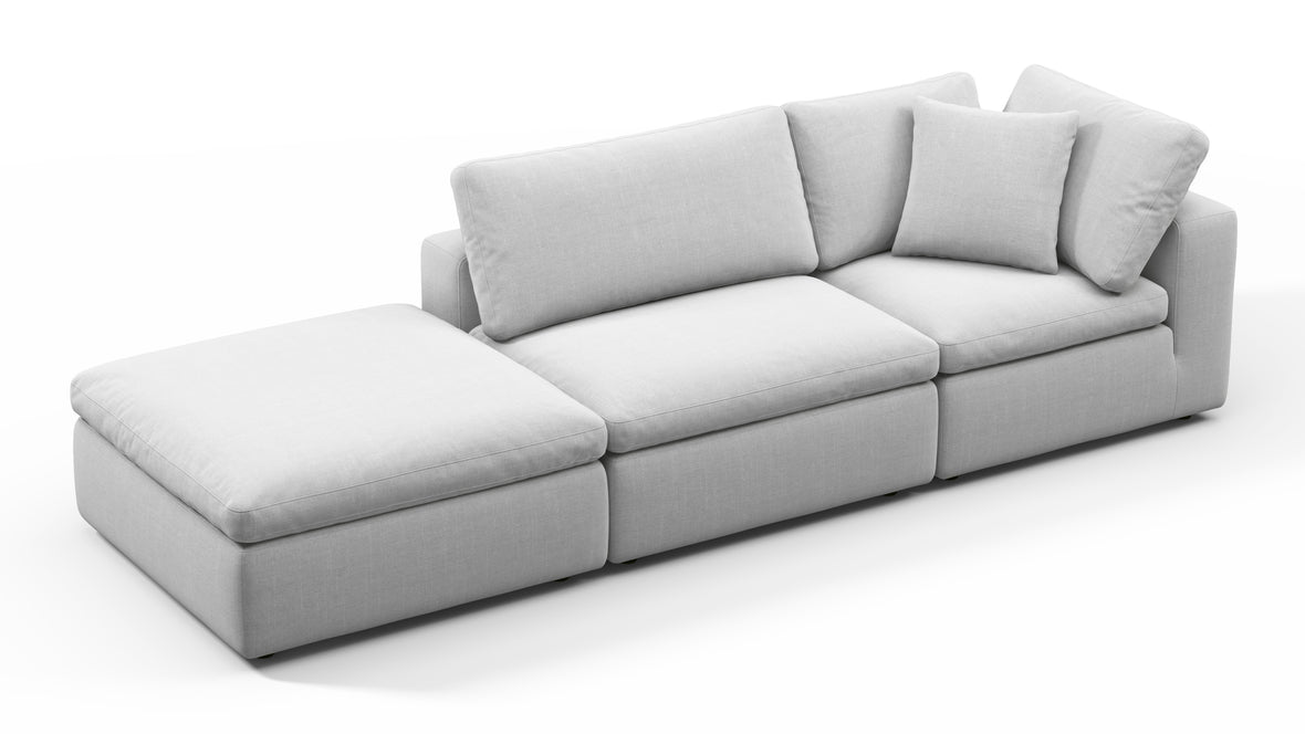 Sky - Sky Open End Sofa, Left, Dove Linen