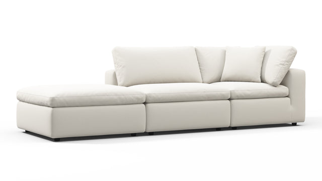 Sky - Sky Open End Sofa, Left, Oatmeal Brushed Weave