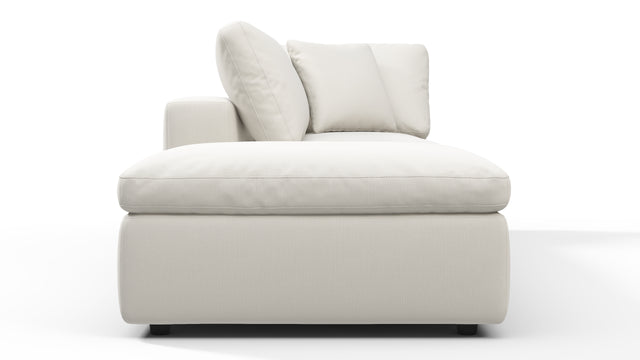 Sky - Sky Open End Sofa, Left, Oatmeal Brushed Weave