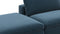 Sky - Sky Open End Sofa, Left, Prussian Blue Luxe Velvet