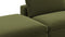 Sky - Sky Open End Sofa, Left, Spruce Luxe Velvet